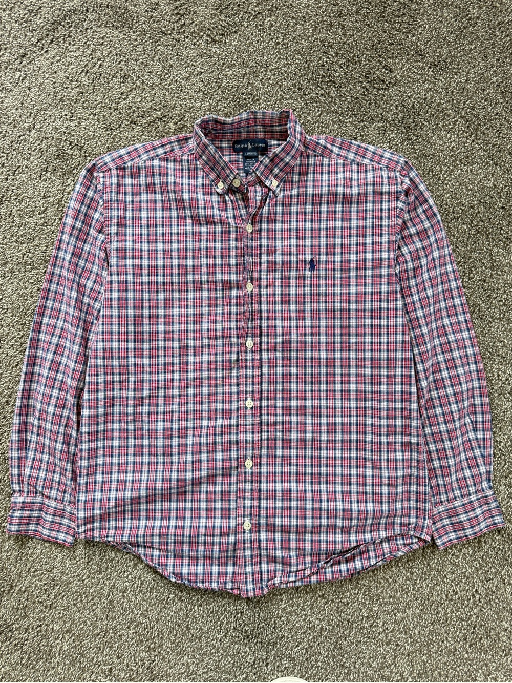 Ralph Lauren Boys Plaid Shirt